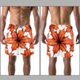 thumbnail image 3 of luoweisi Men's Beach Shorts Quick Dry Swim Trunks with Mesh Lining Maple Leaf L, 3 of 5