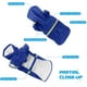 thumbnail image 3 of Impermeable para perros con capucha, impermeable y cortavientos, con tiras reflectantes y orificio para arnés (Azul oscuro, talla 3XL)., 3 of 5