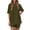 Army Green, variant on Women's 2 Piece Lounge Sets 2026 Casual Summer Airport Travel Outfits Oversized Shirts Biker Shorts Matching Clothing