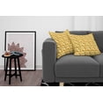 thumbnail image 3 of Ambesonne Abstract Throw Pillow Cover 2 Pack, Pixel Art Grunge Squares, 20", Pastel Yellow Paprika, 3 of 5
