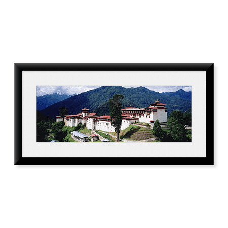 Framed Art Print, Castle On A Mountain by Panoramic Images, 25-7/8" x 9-7/8"
