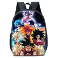 thumbnail image 2 of Mochila con personajes de anime de Dragon Ball Z, nueva mochila de 3 piezas con dibujos animados de Super Saiyan Wukong para estudiantes, bolsa para libros, caja de comida y estuche para bolígrafos, 2 of 4