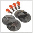 thumbnail image 3 of 4 X Smoke Turn Signal Light Lens Cover & Bulb For Harley Davidson Touring Electra Glides Road King Smoke, 3 of 3