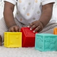 thumbnail image 7 of Infantino Squeeze and Stack BPA-Free Plastic Toy Blocks, Multicolor, 8-Piece Set, 7 of 7