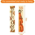 thumbnail image 3 of 70×13 Inch WELCOME FALL Thanksgiving Banner - Autumn Harvest Pumpkin Banner for Thanksgiving Party Home Indoor Decor, 3 of 7