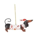 thumbnail image 4 of Adornos para árbol de Navidad con forma de perro, decoraciones para árbol de Navidad, escultura de perro, Navidad Estilo A, 4 of 9