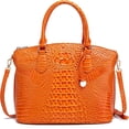 thumbnail image 1 of LHSHID Women Purse Satchel Bag Long Crossbody Classy Tote Bag Top Handle Vegan Leather Ladies Handbags Embossed Pattern, 1 of 7