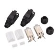 thumbnail image 1 of Conector RJ45 TUPO RJ45 CAT5E, 8 Asamblea TipO RJ45 Conector 24-26AWG Para Ethernet Industrial, 1 of 7