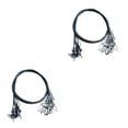 thumbnail image 1 of Soidarity Líderes de pesca de alambre de grueso de 50CM 150Lb con broches giratorios Accesorios de aparejos de línea de acero inoxidable de cobre Type1 NO1 Soidarity  CBP032204, 1 of 5