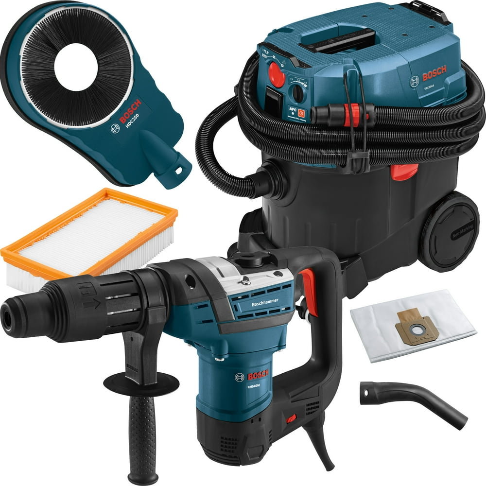 Bosch Tools RH540MRT 19/16" SDS MAX Rotary Hammer w/HEPA Vac + Dust