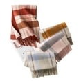 thumbnail image 3 of Nvzi 1 piece of winter scarf, Black women's long checkered scarf, rural winter blanket shawl, cold weather scarf and women's winter fashion accessory, 70.87 × 11.81IN, 3 of 4
