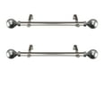 thumbnail image 2 of Giselle 1" Dia Side Window Curtain Rod 12-20 inch long (Set of 2) - Satin Nickel, 2 of 2