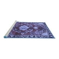 thumbnail image 2 of Ahgly Company Machine Washable Indoor Rectangle Persian Blue Traditional Area Rugs, 6' x 9', 2 of 4