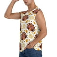 thumbnail image 3 of Picia Fall Turkey mens Cotton Tank Undershirts , Moisture-wicking Ribbed Tanks, Lightweight Cotton Tank Undershirts-X-Large, 3 of 8