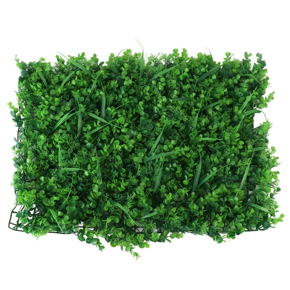 Artificial Grass Wall Panel, Green Wall Plants Boxwood Panels Trellis Screening Fake for Interior Wall, Backdrop Wall, Garden Wall (Type 4)