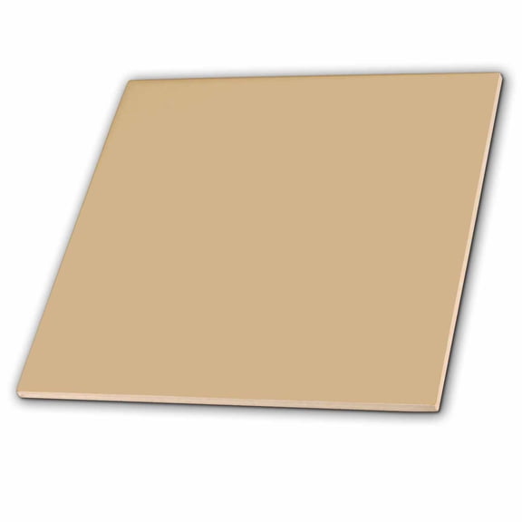 3dRose, Color tan, 4 Inch Ceramic Tile