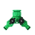 thumbnail image 3 of Water Splitter 3 Way 1 Inlet 2 Outlet Hose Splitter Garden Hoses Connector Double Shut Off Valve Y Adapter For Landscaping Irrigation, 3 of 8