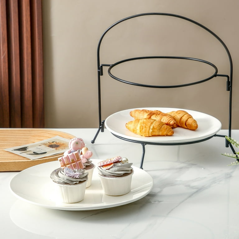 Cake Stand Tiered Platters Tiered Serving Stand And Platters Set