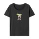 thumbnail image 1 of Camiseta para mujer verano mujer señoras cuello redondo camisa para playa trabajo uso diario S, 1 of 7
