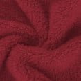 thumbnail image 4 of ITSAME Womens Fuzzy Fleece Long Coat Sherpa Lapel Collar Zip Up Winter Warm Comfy Outerwear Red Size M, 4 of 7