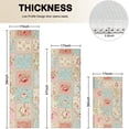 thumbnail image 4 of Pioneer Flower Floral Print Pattern Kitchen Rugs Sets Of 3,Kitchen Runner Rugs Non Skid Washable,Decorative Kitchen Floor Mats for Kitchen,Sink,Laundry,17X30 Inch + 17X47 Inch + 17X59 Inch, 4 of 6