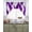 DarkViolet, variant on Blue White Moire Swag Curtains for Living Room/Bedroom Windows, Modern Abstract Art Kitchen Curtains and Valances Set 36 Inch Length, Light Filtering Swags Valance Curtain Panels