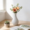 thumbnail image 5 of Cotton Cloth Round Peony Single Simulated Flower,Artificial Round Peony Flower Heads Flower Buds for Wedding Flower Wall & Arrangement,Bridal Bouquets, Table Centerpieces, Parties,(Red,), 5 of 9