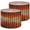 Color 3, variant on Linen Drum Lamp Shades Rusted Corrugated Metal Texture Vertical Stripes Brown 13" x 13" x 10" Lampshade for Table Lamps Floor Lamps Lamp Shade Replacement Easy Assembly Required