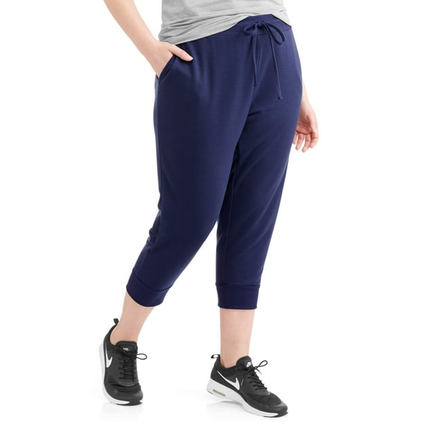 plus size capri jogger pants