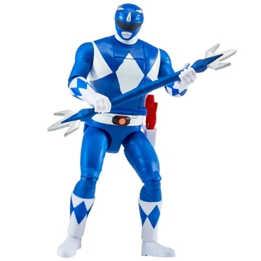 Mighty Morphin Power Rangers: Re-Ignition - Auto-Morphin Blue Ranger Action Figure for kids 4  by Playmates Toys