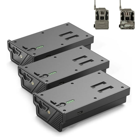 3PCS Lithium Rechargeable Battery for Reveal Trail Camera X Gen 3.0, 2.0, Pro 3.0