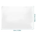 thumbnail image 6 of 10 Pcs Clear Plastic Envelopes A4 Three-sided Cover Homework Folder Container Poly Filing Office, 6 of 6