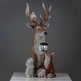 thumbnail image 5 of Solar Garden Light Outdoor Decor Deer Statue With Solar Light Hand Painted Animals Resin Decoration, 5 of 5