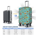 thumbnail image 5 of Haiem fall cute gnome Pumpkin Luggage Cover Printed Suitcase Covers for Luggage Elastic Washable Suitcase Protector Fits 18-32 Inch Luggage-Small, 5 of 8