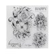 thumbnail image 1 of Flower Group Silicone Clear Seal Stamp DIY Scrapbooking Embossing Photo Album Decorative Paper Card Craft, 1 of 4