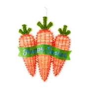 Way To Celebrate Easter Orange Carrots Hanging Decoration, 16"