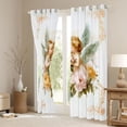 thumbnail image 3 of Homewish Cartoon Angel Girl Black Out Curtains,Retro Rustic Flower Curtains Pack of 2 (42x63 Each),Merry Christmas Bedroom Curtains For Girls Boys,Microfiber Bedroom Decor, 3 of 6