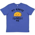 thumbnail image 3 of Inktastic My Auntie Loves Me with Taco Illustration Youth T-Shirt, 3 of 5