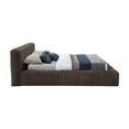 thumbnail image 6 of Meridian Furniture Carlin Brown Chenille Fabric King Bed, 6 of 7