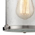 thumbnail image 2 of Elk Lighting Chadwick Pendant in Satin Nickel and Seeded Glass, 2 of 2