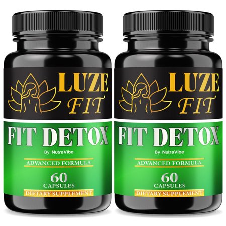 (2 Pack) Luze Fit Detox Capsules – Daily Care Formula with a Clean, Natural Blend to Support Body Goals, Fitness & Vitality | Easy-to-Take LuzeFit Detox Pills for Wellness (120 Capsules)