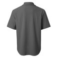thumbnail image 5 of Afdoent Men's Casual Shirts Male Solid Color Loose Comfortable Vertical Striped Short Sleeve Shirt Classic Fit Summer Tops, 5 of 5