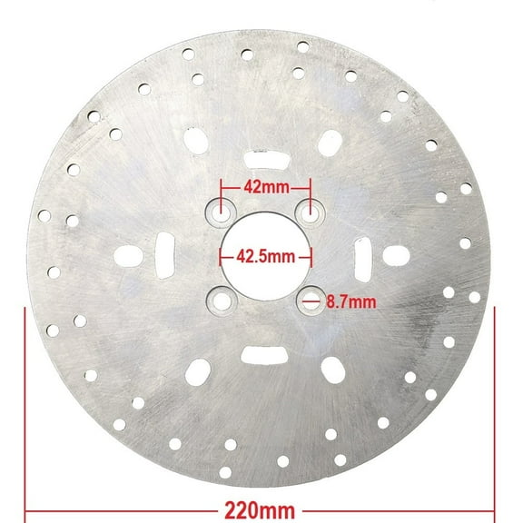 OEM 220mm Disc Brake Rotor with 4-Bolt Pattern Specifically Design for Jonway ATV Sport 200