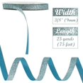 thumbnail image 2 of Cinta decorativa MEEDEE Glitter, 1 cm x 23 m, color azul claro, 2 of 9