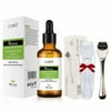 Anti Aging Retinol Serum & Microneedle Roller Kit(Silver） - for Face and Eyes Natural Anti Aging Anti Wrinkle 1oz.