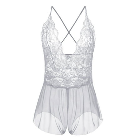 Sexy Underwear for Women Lace Body Suit Lingerie Women Lingerie Bodysuit Crotchless Sheer Lingerie for Women