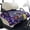 Purple Mandala Floral, variant on Uorisanigo Golf Cart Seat Covers Heavy Duty Colorful Dog Paw Print Golf Cart Seat Towel Blanket for 2 Person Seats, Universal Golf Cart Accessories All-Season Protection