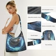 thumbnail image 5 of Adjustable Strap Casual Purse - Baseball & Football Print Large Capacity Crossbody Bag, 5 of 5