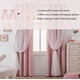 thumbnail image 4 of Cortinas opacas MYSKY HOME rosas de 160 cm de longitud para dormitorio, 4 of 9