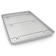 thumbnail image 1 of 24 Inch Baking Sheet Pans with Rack Set, Natural, 1 of 8